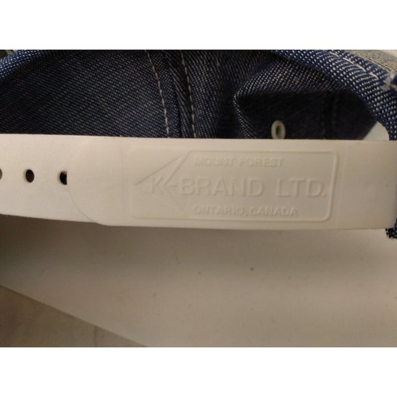 WHITE TRUCKS WT K-Brand Cap Trucker Hat Snapback Baseball Vintage 80s denim - Picture 9 of 9